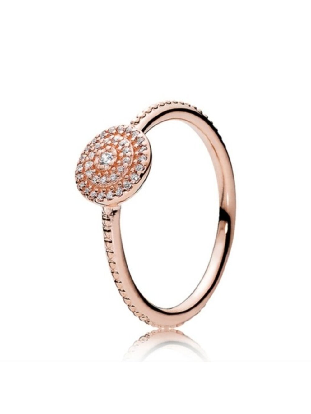 Pandora Rose™ Radiant Elegance Ring with Clear Zirconia - 180986CZ, Size 9